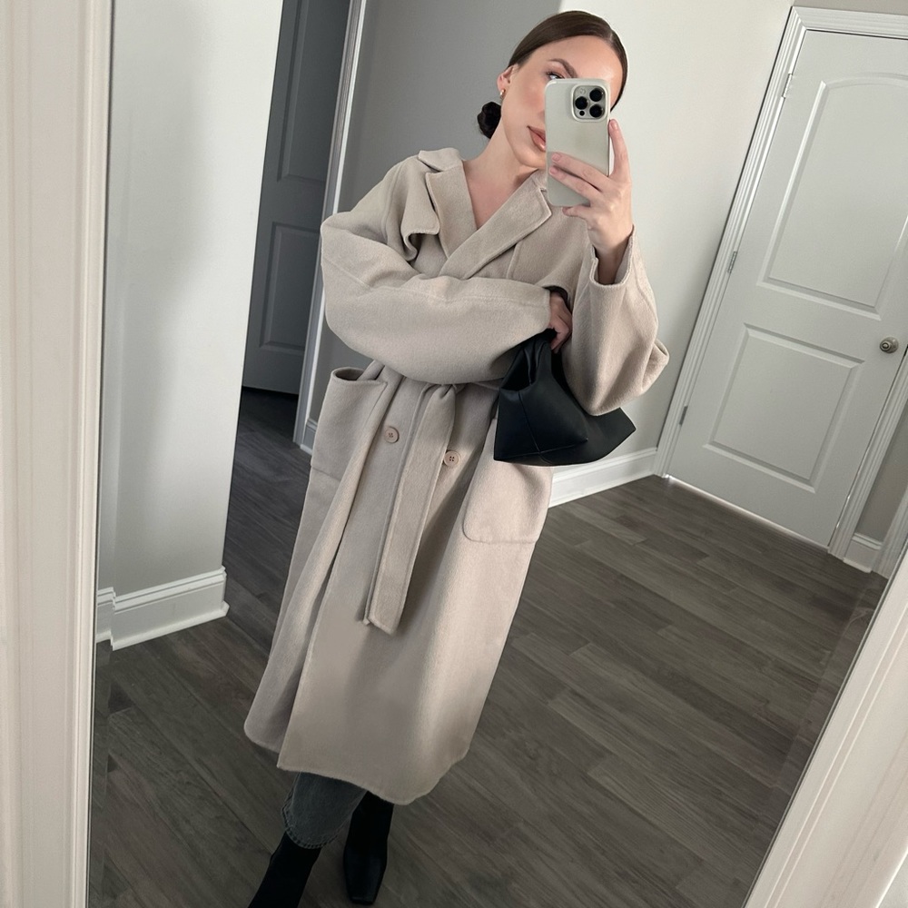 Wool mix coat